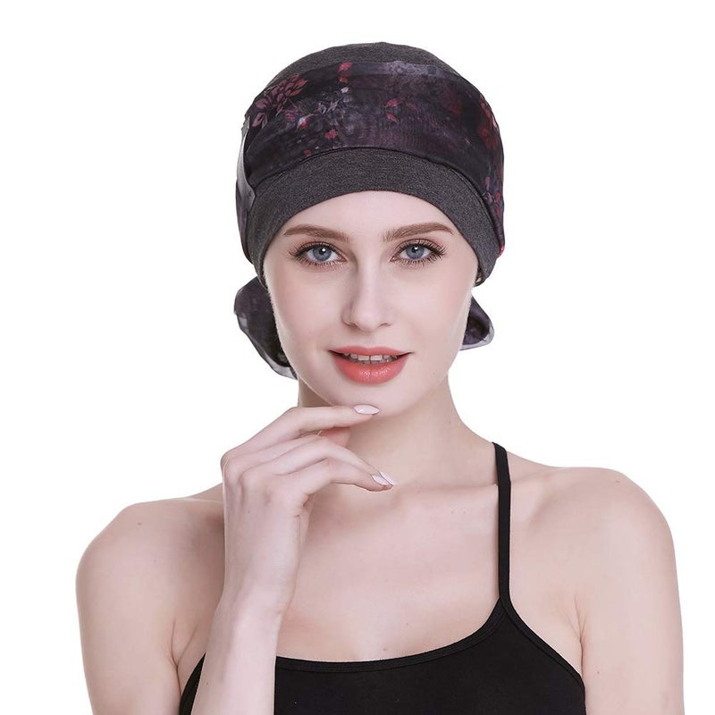 FocusCare Comfy Sleep Beanies for Hair Loss Cap for Chemo Women Viscose Hats - Image 2